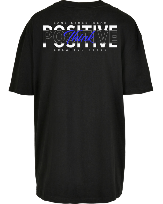 think positive - Premium Oversize Boyfriend Tee Z149
