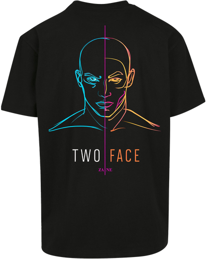 two face - Premium Heavy Oversize Tee Z102