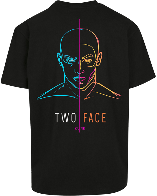 two face - Premium Heavy Oversize Tee Z102
