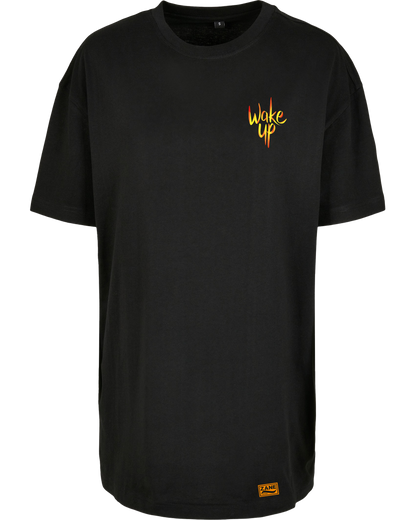 wake up - Premium Oversize Boyfriend Tee Z149
