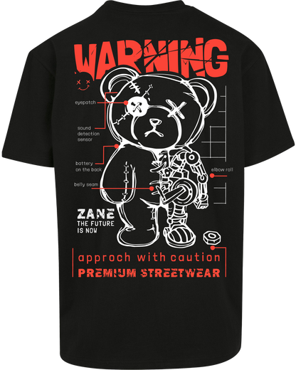 warning - Premium Heavy Oversize Tee Z102