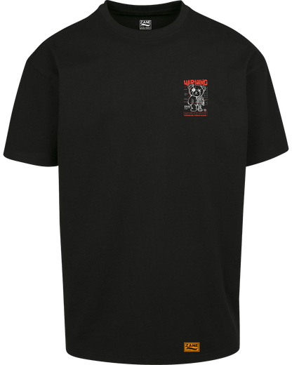 warning - Premium Heavy Oversize Tee Z102