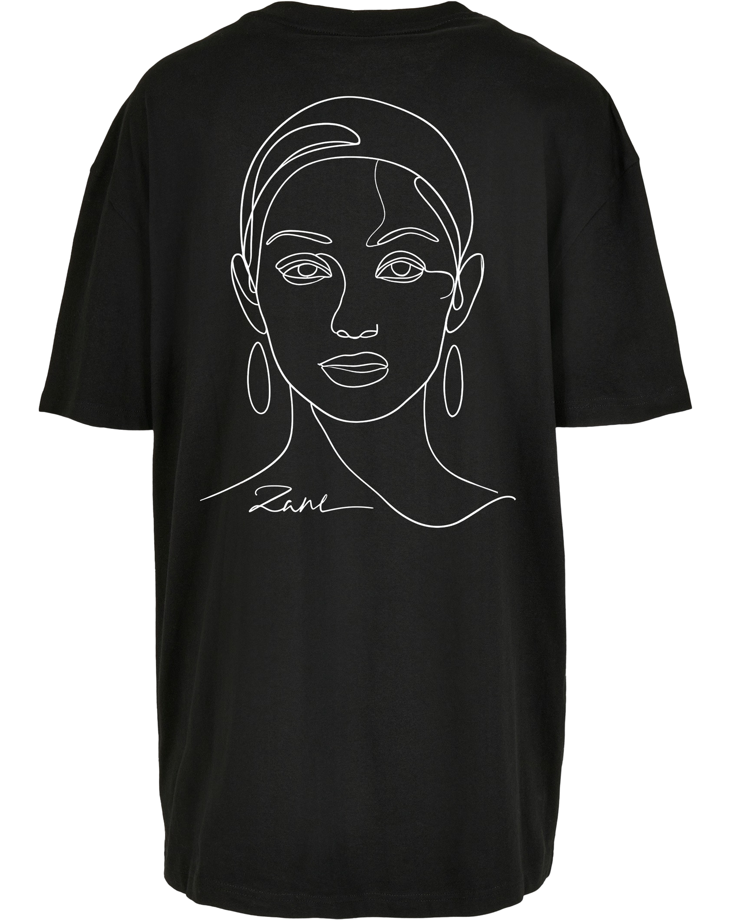 woman oneline - Premium Oversize Boyfriend Tee Z149