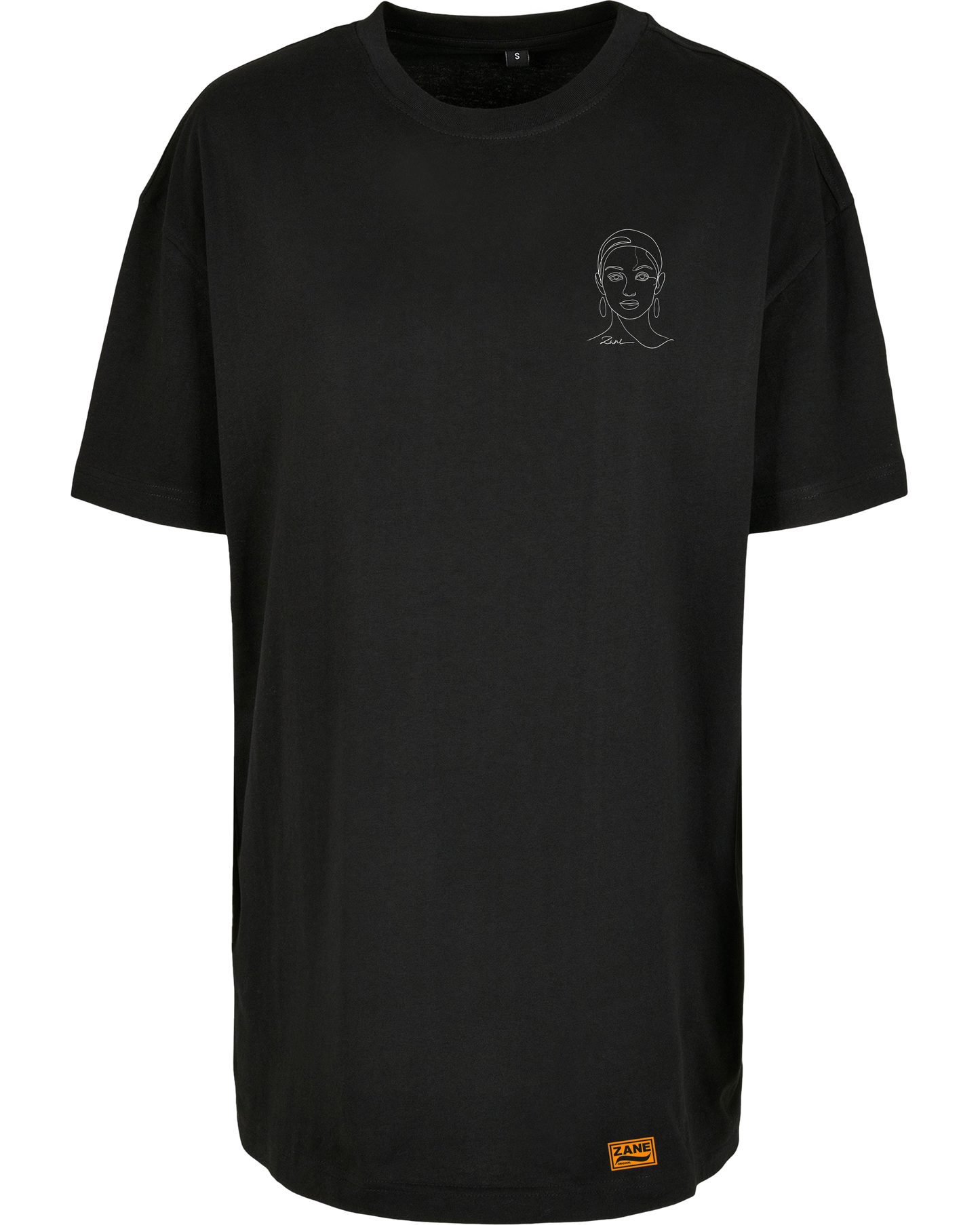 woman oneline - Premium Oversize Boyfriend Tee Z149