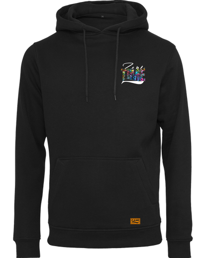 zane time - Premium Damen Heavy Hoodie Z011